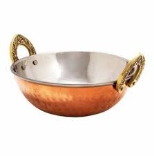 Copper Steel Karahi